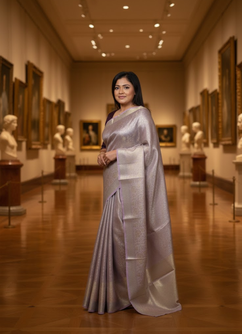 Banarasi Tissue Saree – Elegant Handwoven Tradition