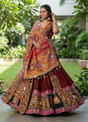 Butter Silk Lehenga Set 5
