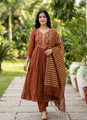 Indian Traditional Mul Chanderi Kurta Set | Women's Fashion Australia 7