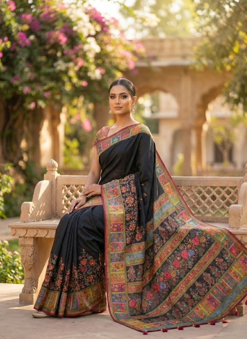 Pure Kani Silk Saree – Silk Mark Certified