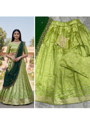 South Style Kanjivaram Silk Lehenga, Luxury Indian Wedding Lehenga for Women Australia 3