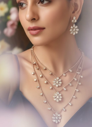 Kundan Necklace Set with Earrings – Elegant 3
