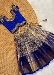 Kids Pattu Frock – Traditional Party Wear Dress 3