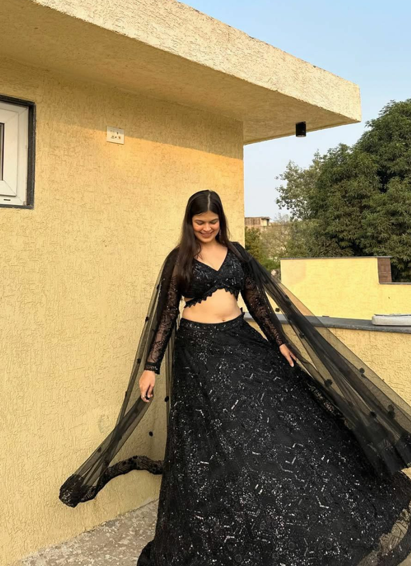 Lehenga – styled view