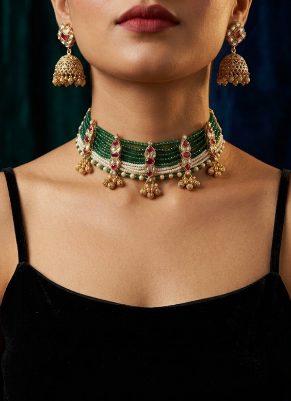 Avnita Kundan Heritage Choker Necklace