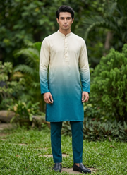 Rayon Printed Kurta with Cotton Pyjama 3