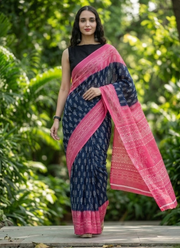 Pure joypuri Mulmul Saree with Blouse 3