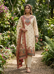 Pure Kani Silk Salwar Suit – Rich Handwoven Craftsmanship 8