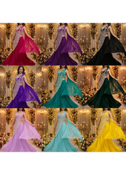 Georgette Saree – Embroidery Sequence Work, Ready to Wear 6