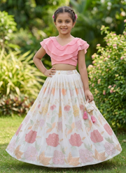 Kids Georgette Lehenga Set 3