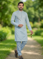 Men’s Kurta Pajama Set – Pure Cotton by Galaxy 3