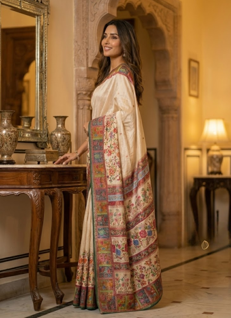 Pure Kani Silk Saree – Silk Mark Certified