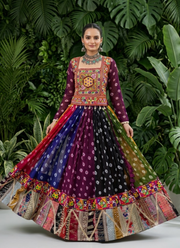 Georgette Lehenga Set – Vintage & Gamthi Embroidery 3