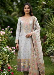 Pure Kani Silk Salwar Suit – Handwoven Rich Work | Artisan Indian Ethnic Fashion 4