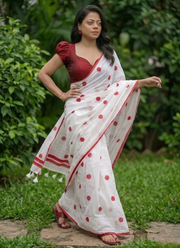 Love Buti Embroidery Mul Cotton Saree 4