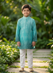 Designer Kids Kurta Pyjama | Indian Boys Cotton Ethnic Wear Online Australia 7