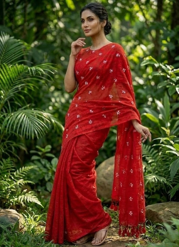 Shiuli Khadi Handloom Saree