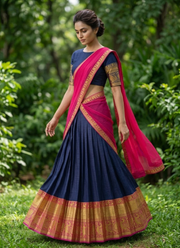 South‑Style Kanci Cotton Silk Lehenga 4