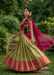 South‑Style Kanjivaram Silk Lehenga 5