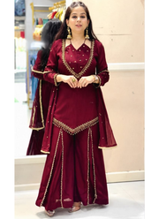 Designer Roman Glass Anarkali Suit 6
