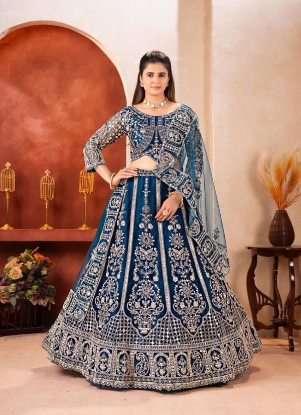 Lehenga – embroidery close-up
