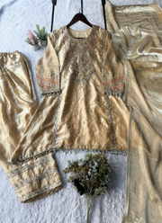 Fendy Gharara Suit with Sequins Embroidery + Dupatta 7