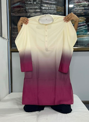 Designer Rayon Printed Kurta with Cotton Pyjama | Indian Men's Fashion Online Australia 4