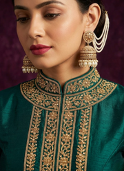 Kundan Earrings with Sahara Patti 4