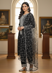 Black Pakistani Salwar Suit – Cotton Pajama 6