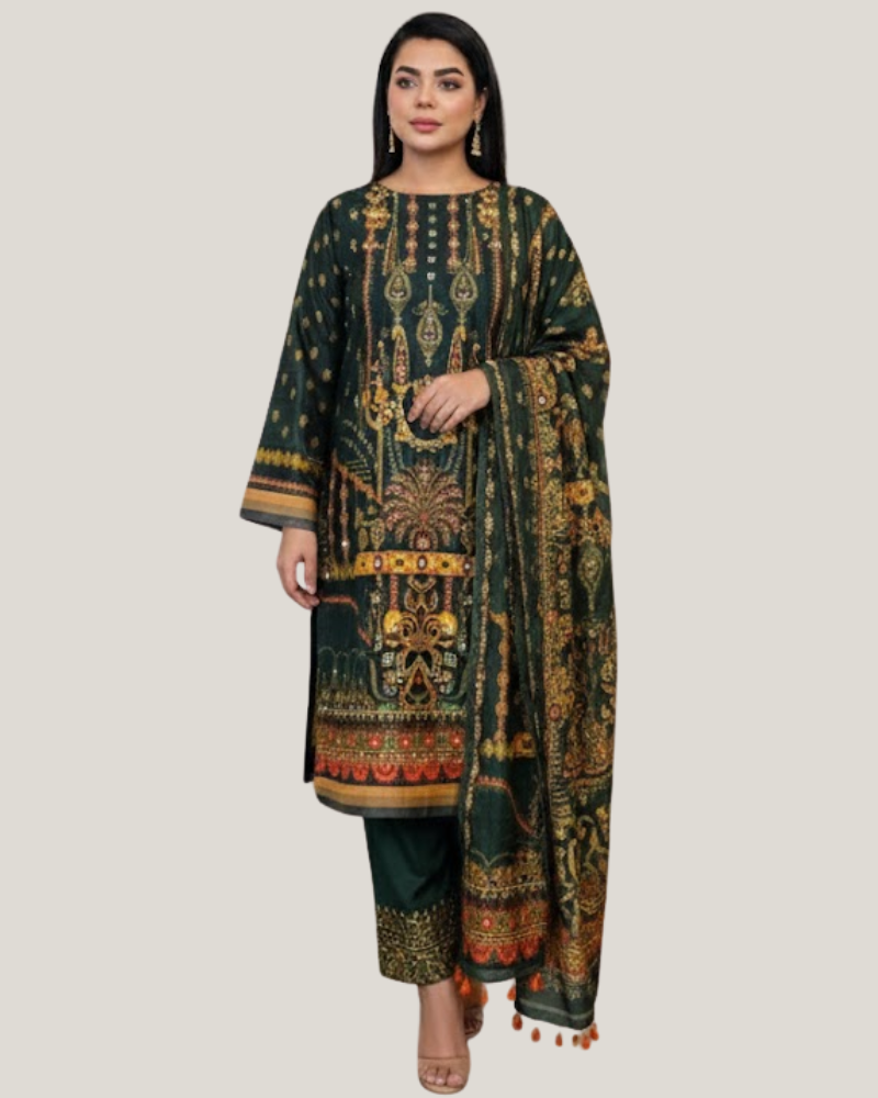 Light Purple Chinon Silk Salwar Suit – Pearl & Pipe Work