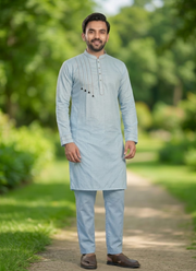 Men’s Kurta Pajama Set – Pure Cotton by Galaxy 4