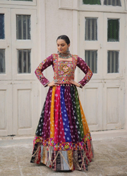 Georgette Lehenga Set – Vintage & Gamthi Embroidery 4