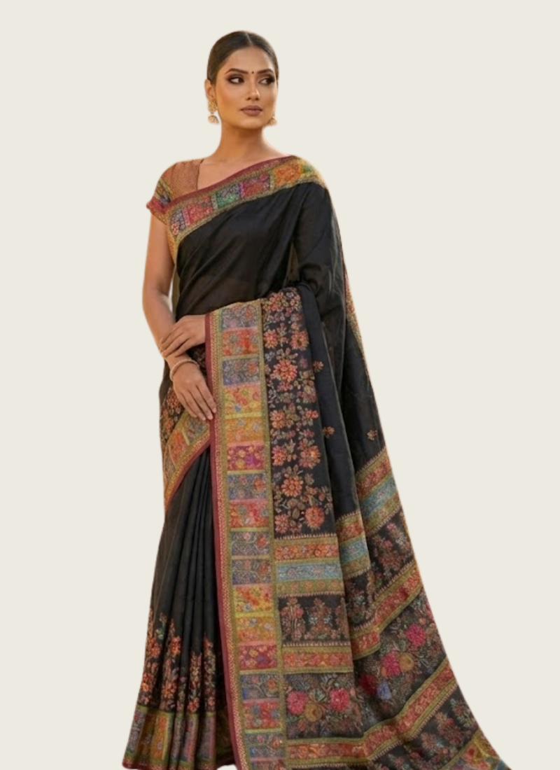 Pure Kani Silk Saree – Silk Mark Certified