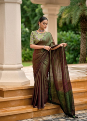 Silk Saree – Elegant Weave with Matching Blouse 4