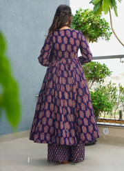 Heavy Rayon Anarkali Suit with Digital Print & Wide Flair (Sizes XS–6XL) 4