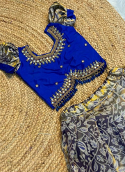 Kids Pattu Frock – Traditional Party Wear Dress 4