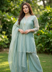 Salsa Tissue Kurta Palazzo Set 5