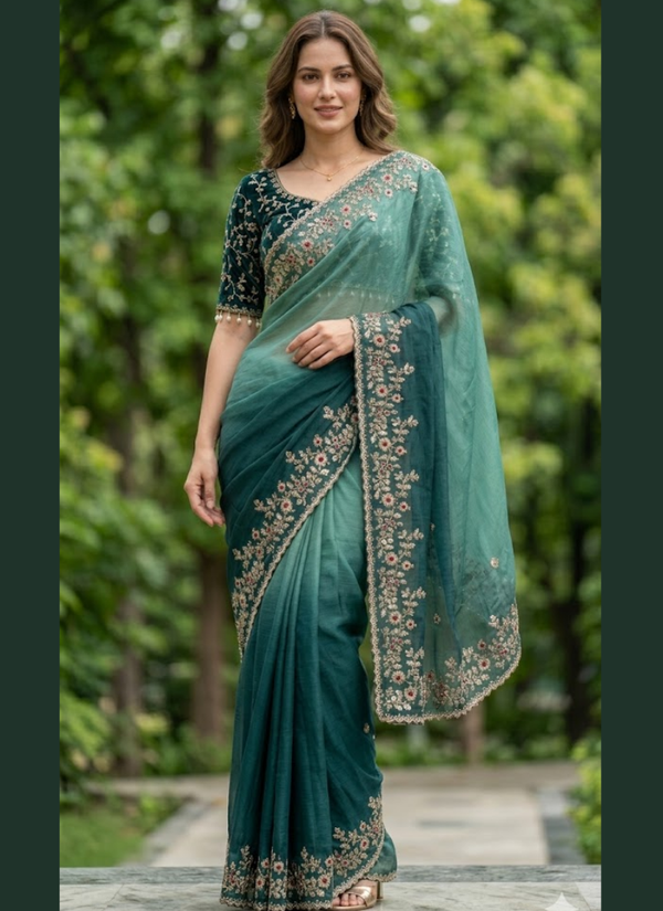 Soft Frendy Chiffon Saree, georgette sarees Australia