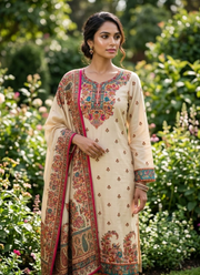 Pure Kani Silk Salwar Suit – Rich Handwoven Craftsmanship 4