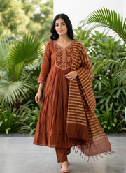Indian Traditional Mul Chanderi Kurta Set | Women's Fashion Australia 8