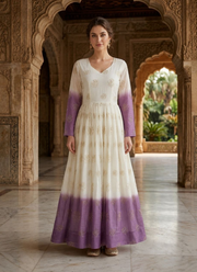 Premium Designer Crunchy Silver Gown – Pipe Sequins Embroidery Work, Designer/premium fashion 7