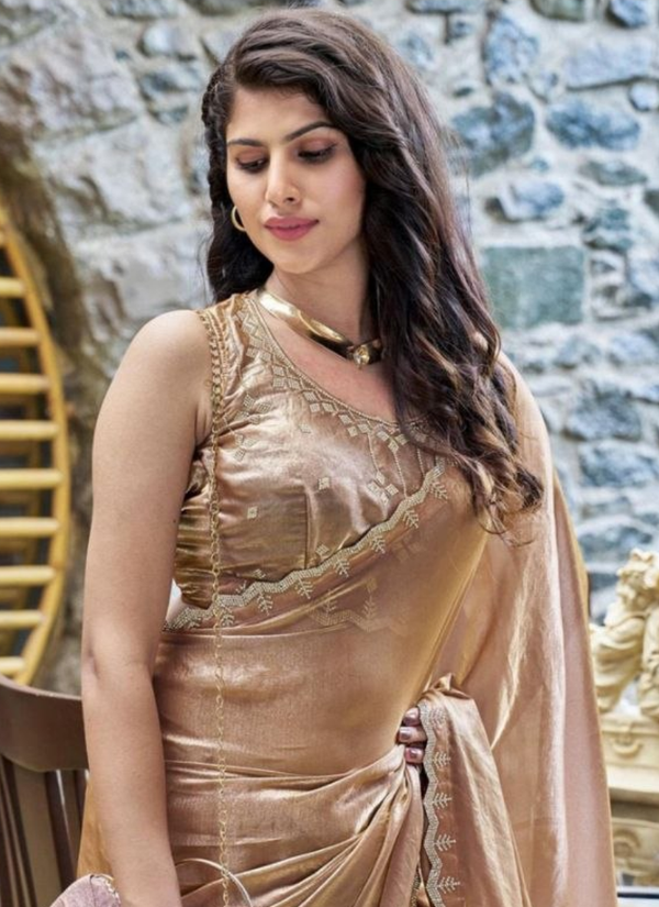 Fandy Satin Silk Saree