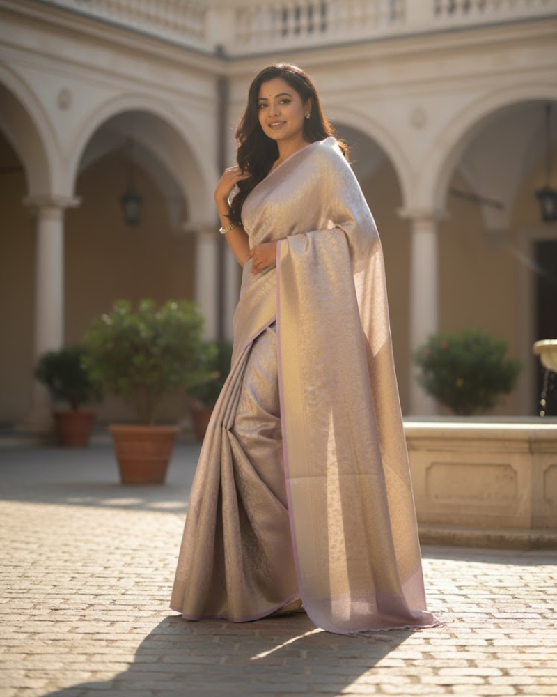 Banarasi Tissue Saree – Elegant Handwoven Tradition