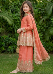 Kids Fandy Silk Dress Set 5