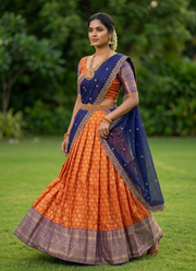 South‑Style Kanjivaram Silk Lehenga 3