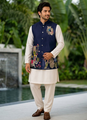 Men’s Malai Satin Koti Set 4