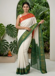 Kota Gadwal Handloom Saree with Blouse 7