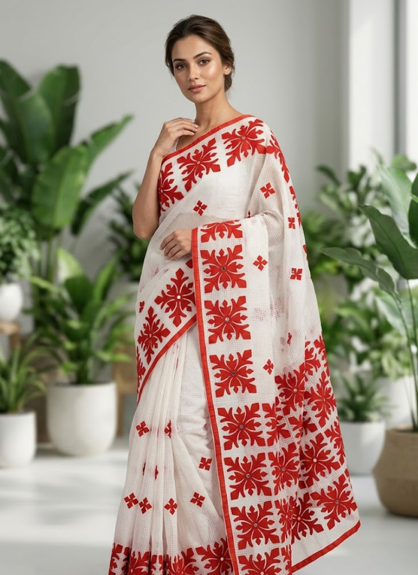 Kota Applique Saree