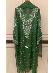 Mul Chanderi Chikankari Suit Set 53