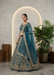 Butterfly Net Lehenga Choli with Sequin Embroidery 5